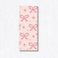Pink Ribbons Laminated Bookmark Pattern – Image 1