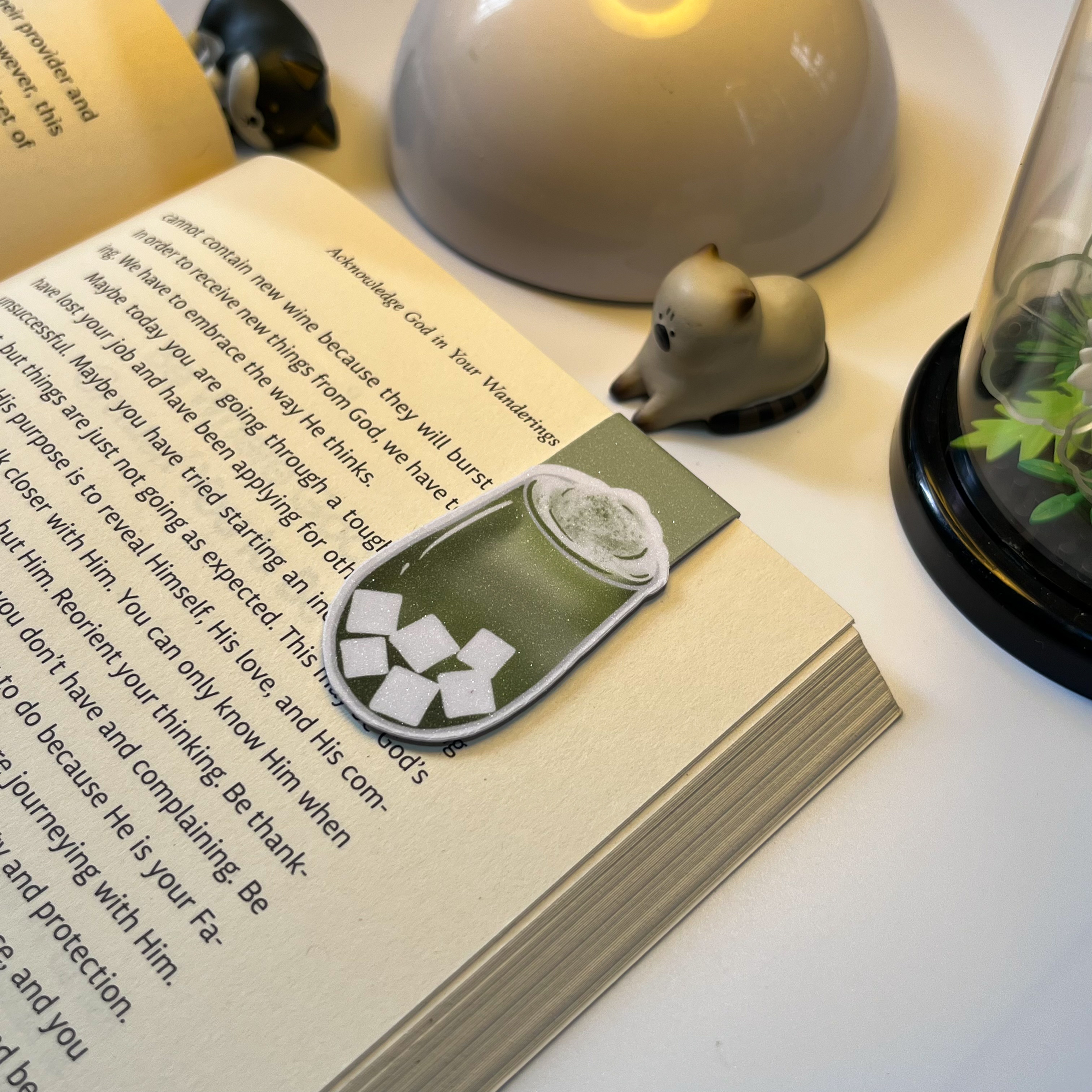 Matcha (Caffeine Collection) - Magnetic Bookmark – Image 4