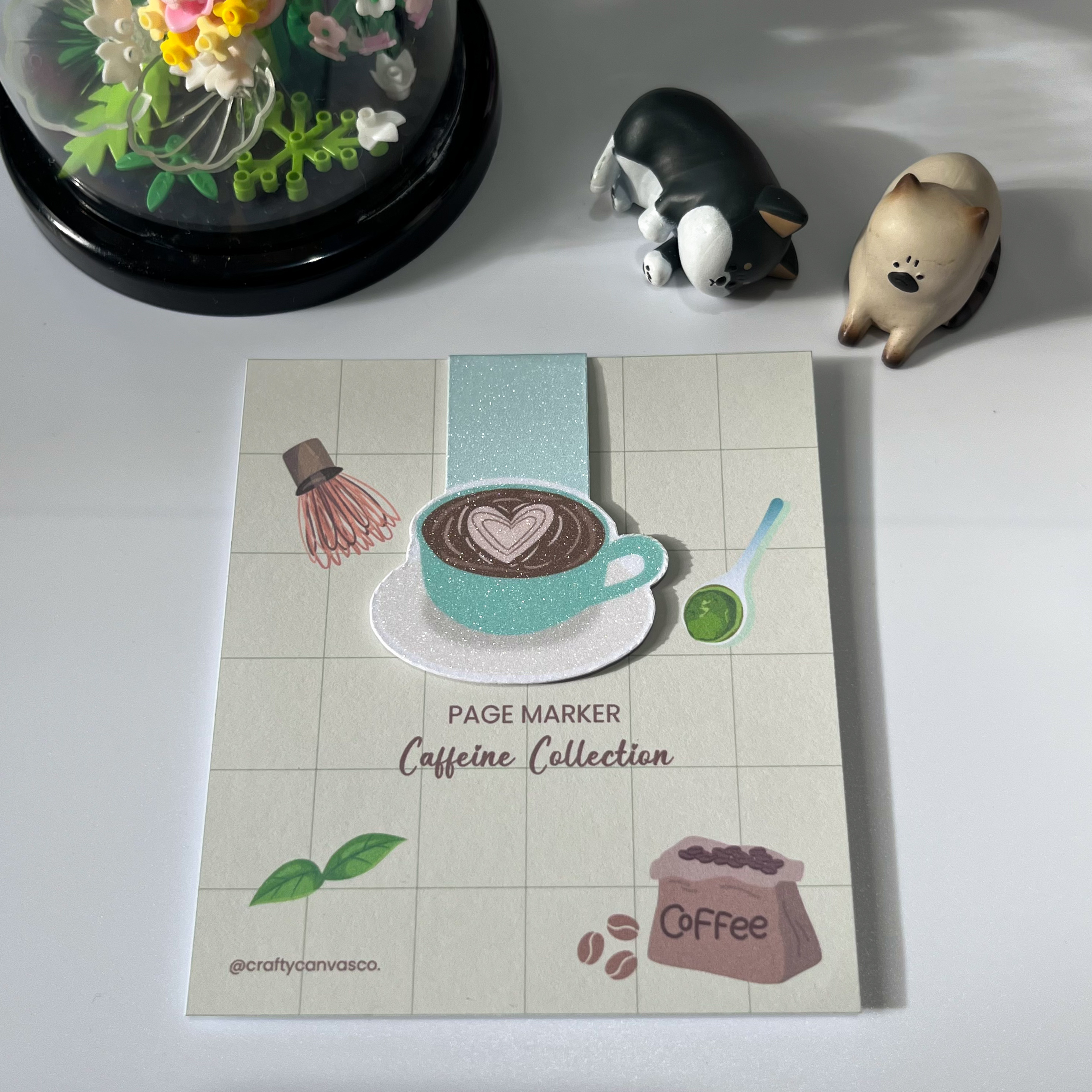 Latte Art (Caffeine Collection)- Magnetic Bookmark – Image 3