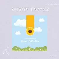Sunflower (Floral Collection) - Magnetic Bookmark – Image 1