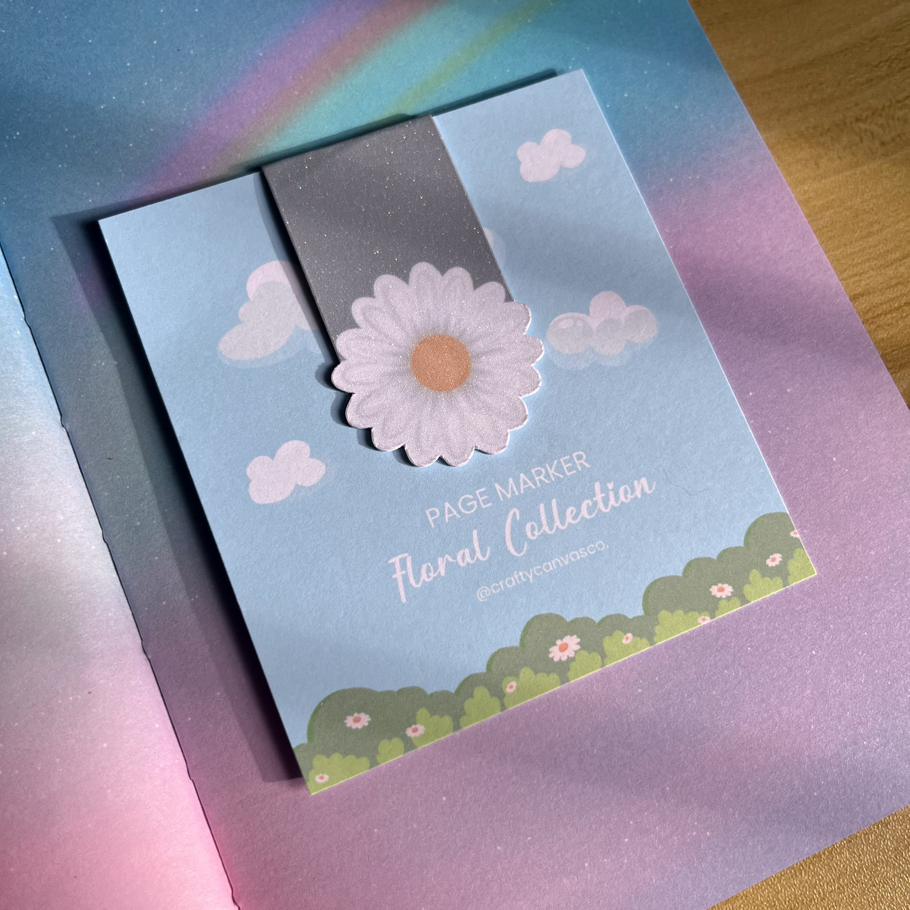 Daisy (Floral Collection) - Magnetic Bookmark – Image 2