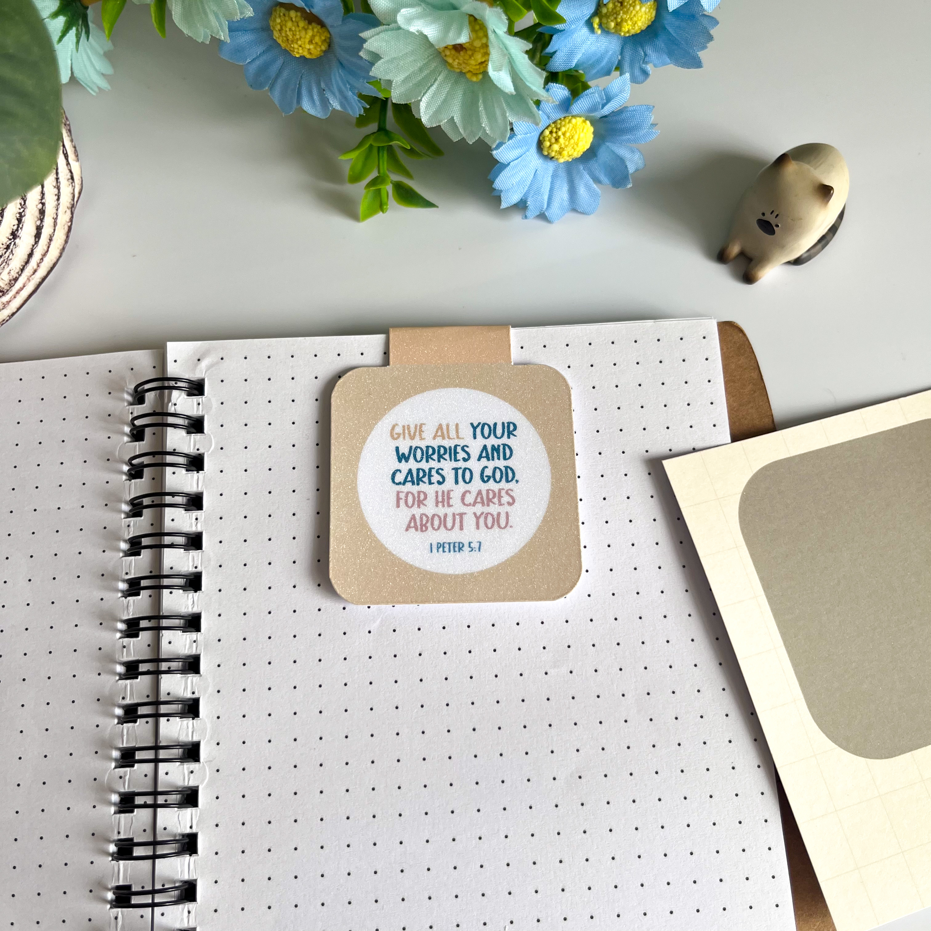 1 Peter 5:7 Magnetic Bookmark – Image 4