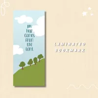 My Help Comes from the Lord Laminated Bookmark – Image 1