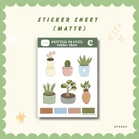 Potted Plants Sticker Sheet – Image 1