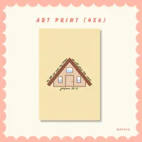 As for me and my house -Art Print – Image 1