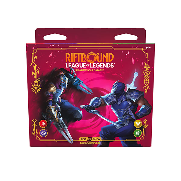 *PRE ORDER* Riftbound: League of Legends TCG - Set 4: Vendetta - Showdown Decks - Zed vs Shen – Image 1