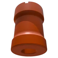 Nut Power Grip – 3/8" Carriage Bolt (5/8" Square Nut + 1" Washer) – Orange – Image 4