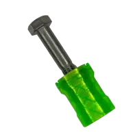 Nut Power Grip – 1/2" Bolt (3/4" Nut + 1" & 1-1/4" Washers) – Green – Image 1