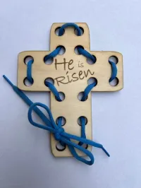 Cross Lacing Toy - He is Risen – Image 2