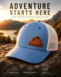 Knots Creek Leather Patch Trucker Hat – Image 5