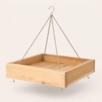 Cedar Hanging Tray Bird Feeder – Image 6