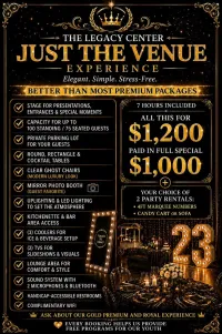 JUST THE VENUE EXPERIENCE – Image 1