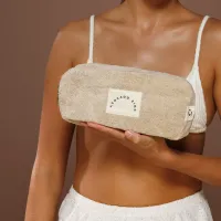Pochette en paille en sable – Image 3