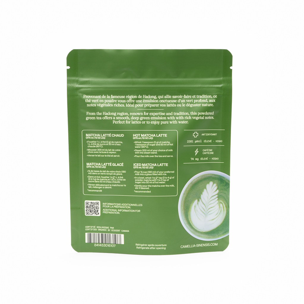 Matcha Hadong biologique (sac de 100g) – Image 3
