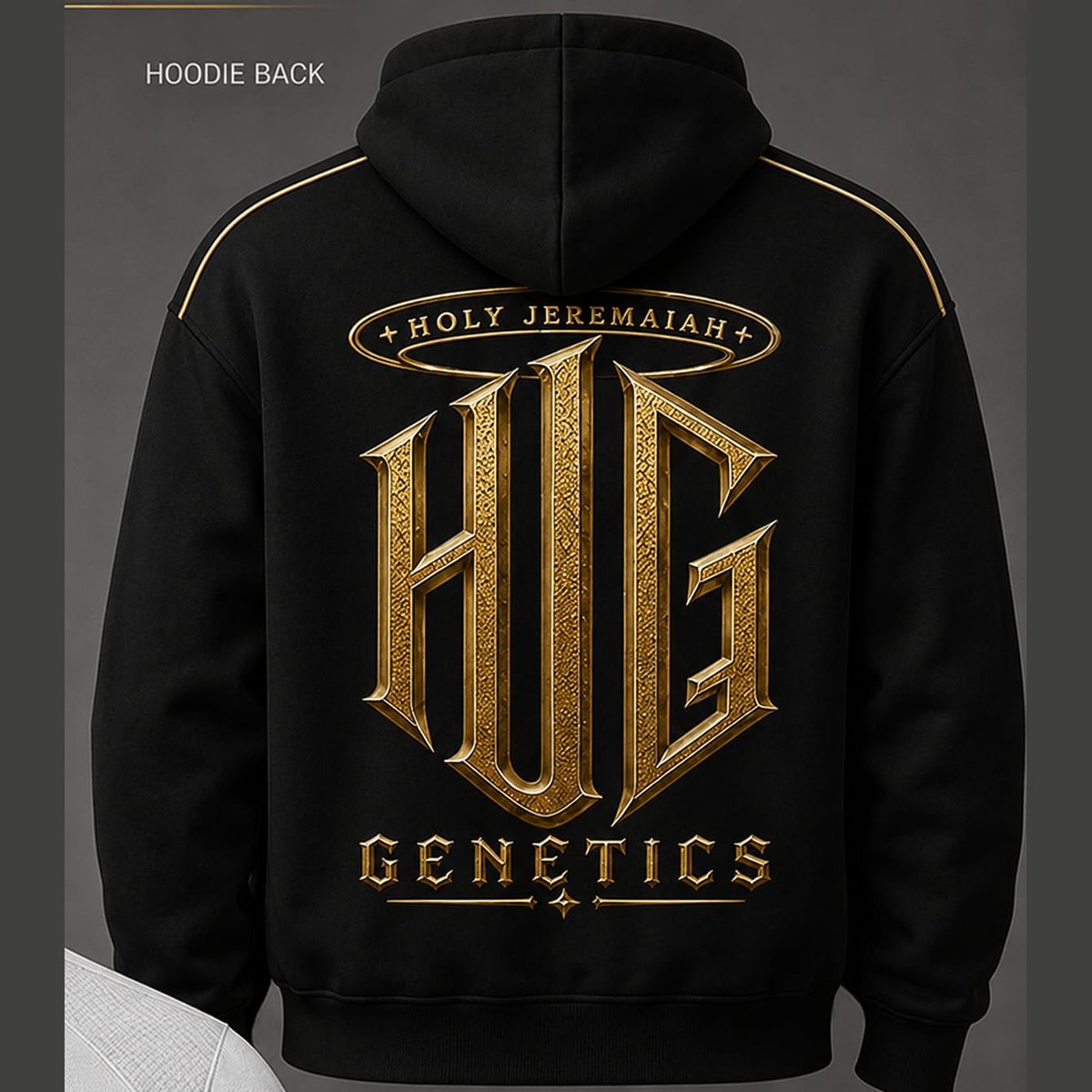 HJG Hoodie Black – Image 2