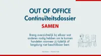 OUT OF OFFICE Continuïteitsdossier | Samen – Image 1
