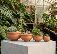 Natural Classic Three-Legged Pot  - S/4 – Image 1