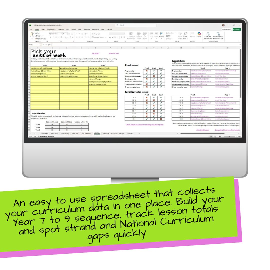 KS3 Curriculum Planner and Copy Creator System – Image 2