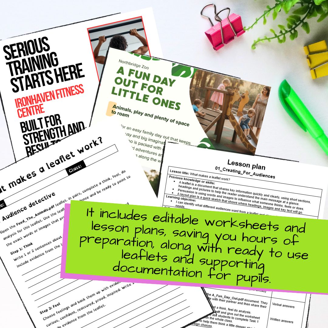 Creating for Audiences: Canva leaflet design for different target audiences – Image 4
