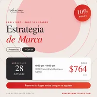 Early Bird - Estrategia de Marca - Presencial - Miércoles 28 de octubre – Image 1