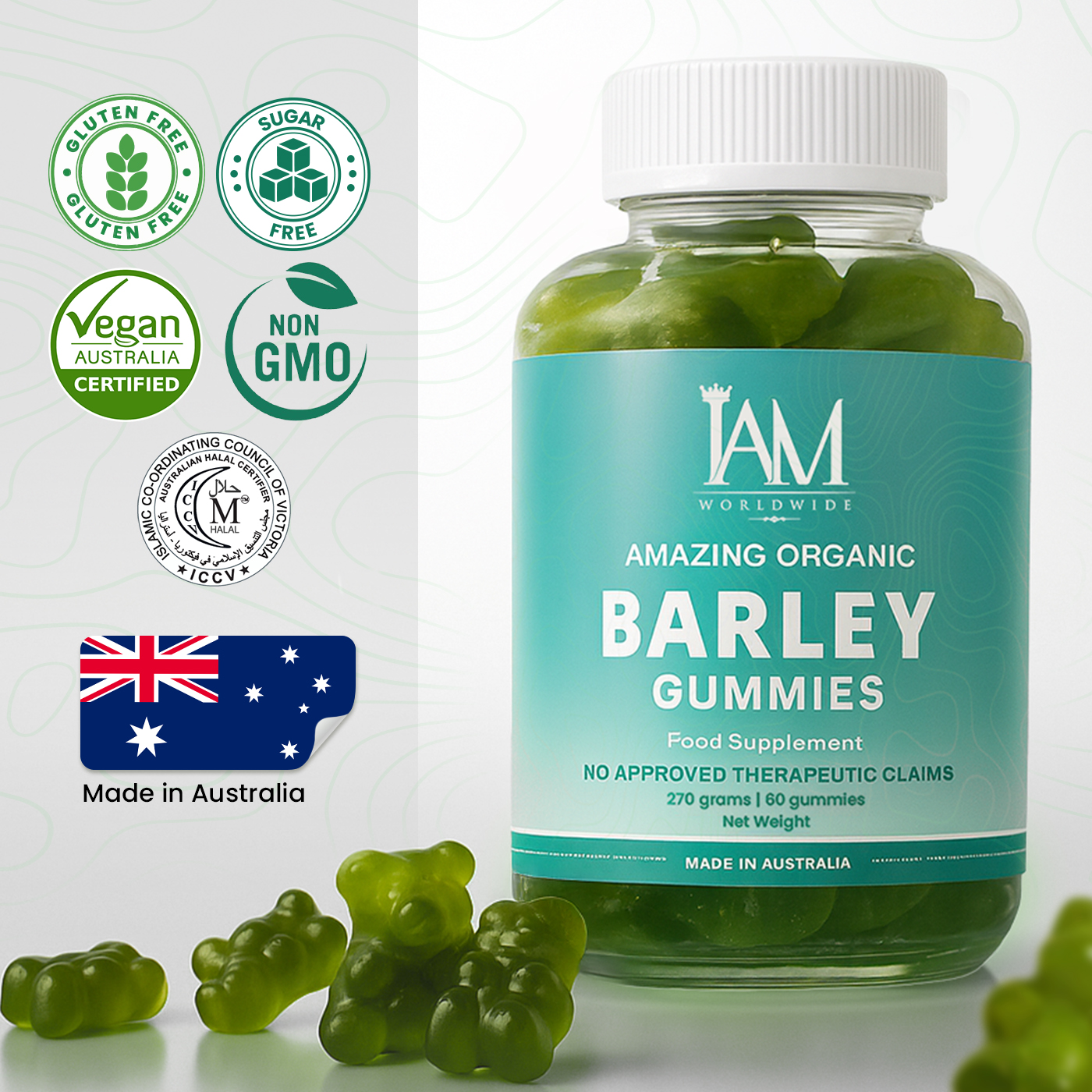 Amazing Organic Barley Gummies – Image 2