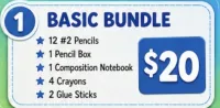  preschool bundle,  personalize school supplies  bundle             – Image 1