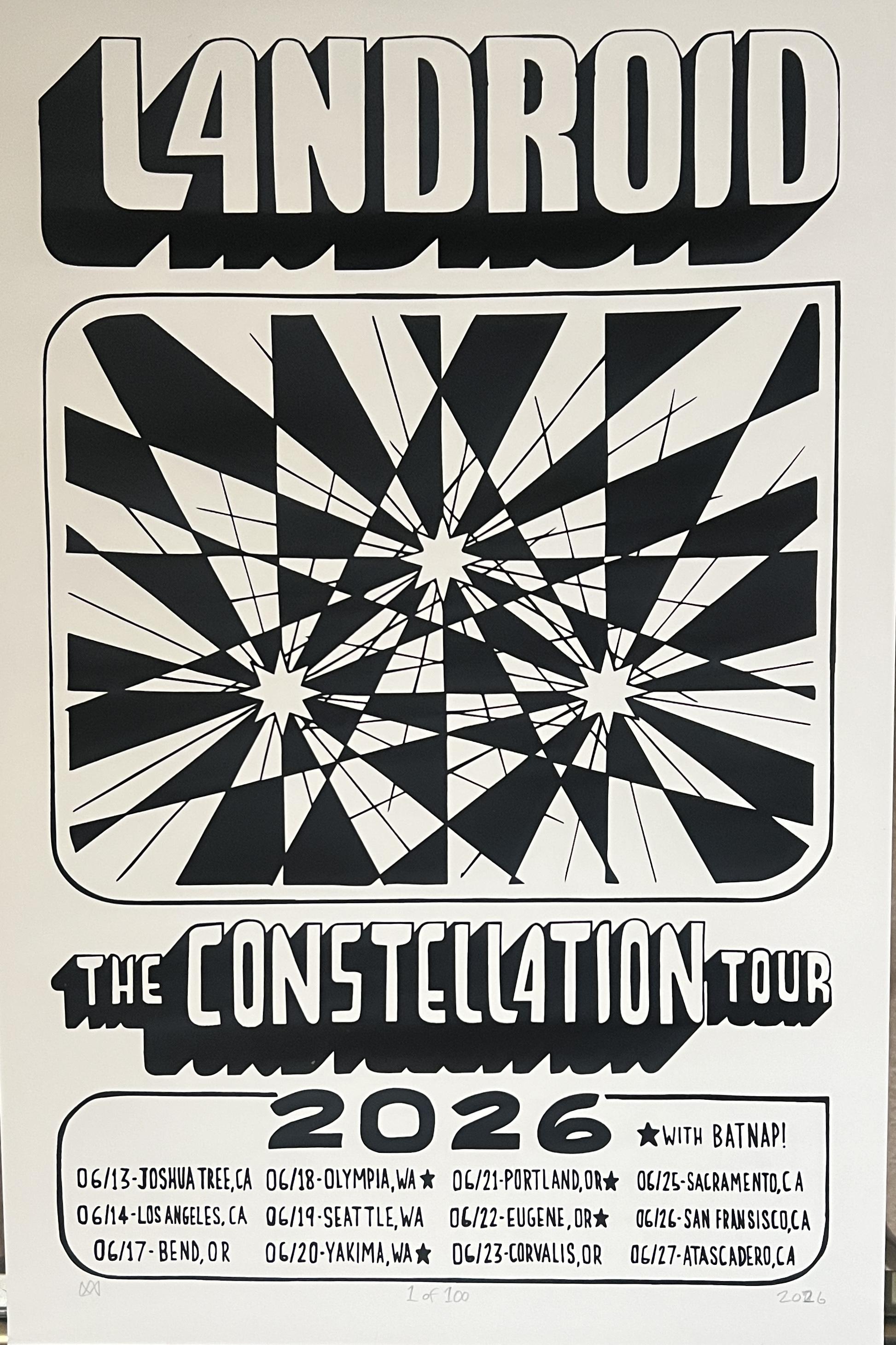Constellation Tour Poster by Lucas Woodaman – Image 1