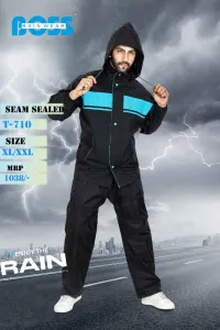 Bluestripe Seam-Sealed Raincoat – XL