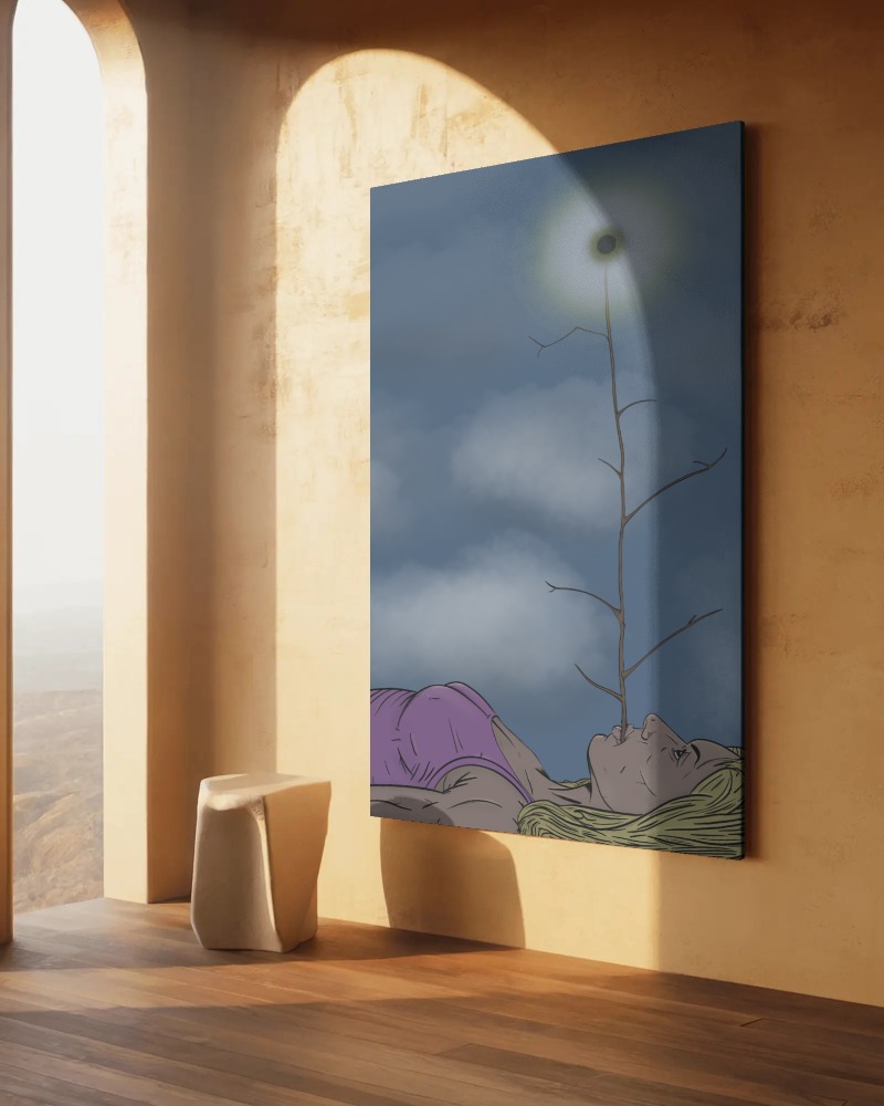 Sunflower Spirit - Canvas – Image 4