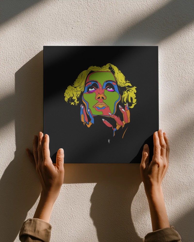 Psychedelic Venus - Canvas – Image 5
