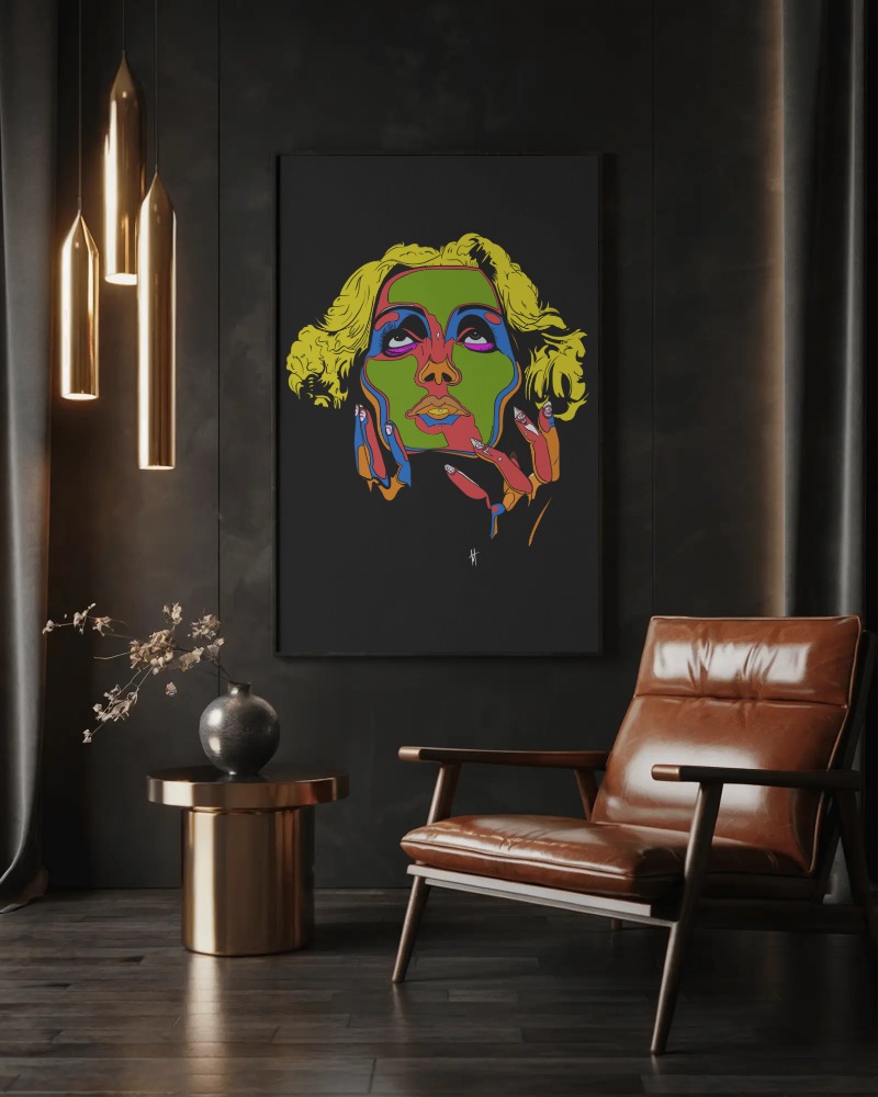 Psychedelic Venus - Canvas – Image 4