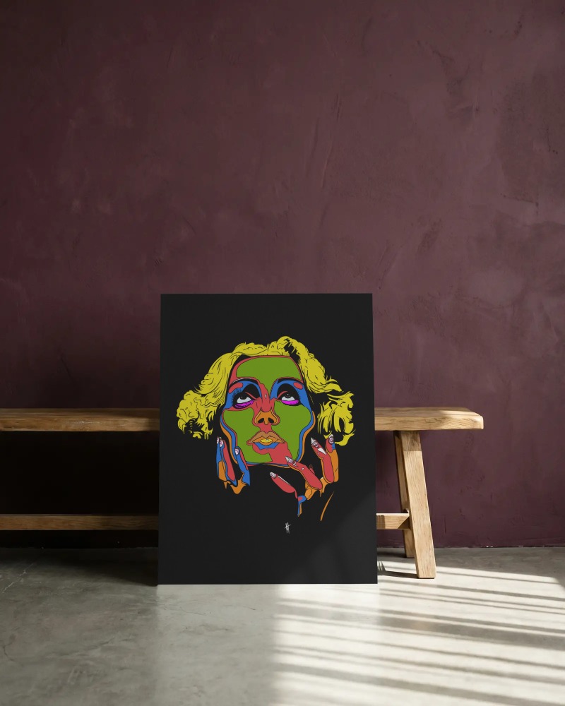 Psychedelic Venus - Canvas – Image 3