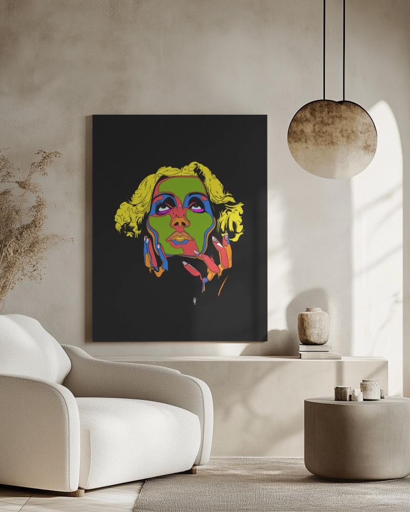Psychedelic Venus - Canvas – Image 1