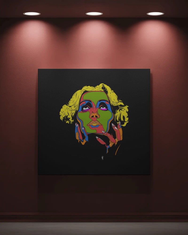 Psychedelic Venus - Canvas – Image 2