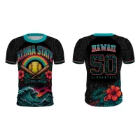 ASSL Custom League Jersey – Black #50, No Sleeve, YS