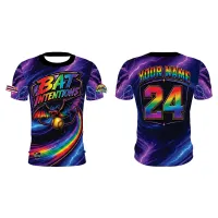 ASSL Bat Intentions Custom Jersey – Short Sleeve, 2T, Silk