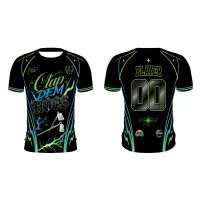 ASSL Clap dem Hoes Custom Jersey – Short Sleeve, 2T, Silk