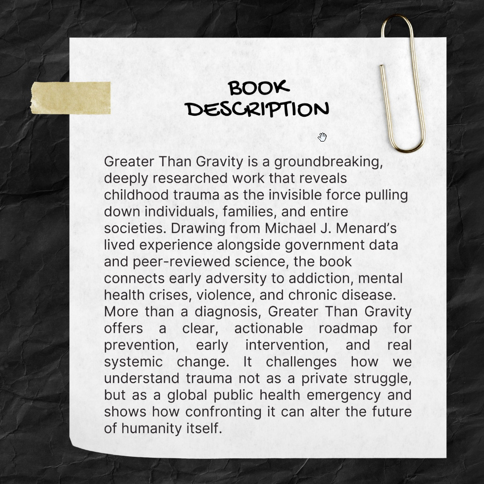 Greater Than Gravity by Michael Menard - Hardcover – Image 3