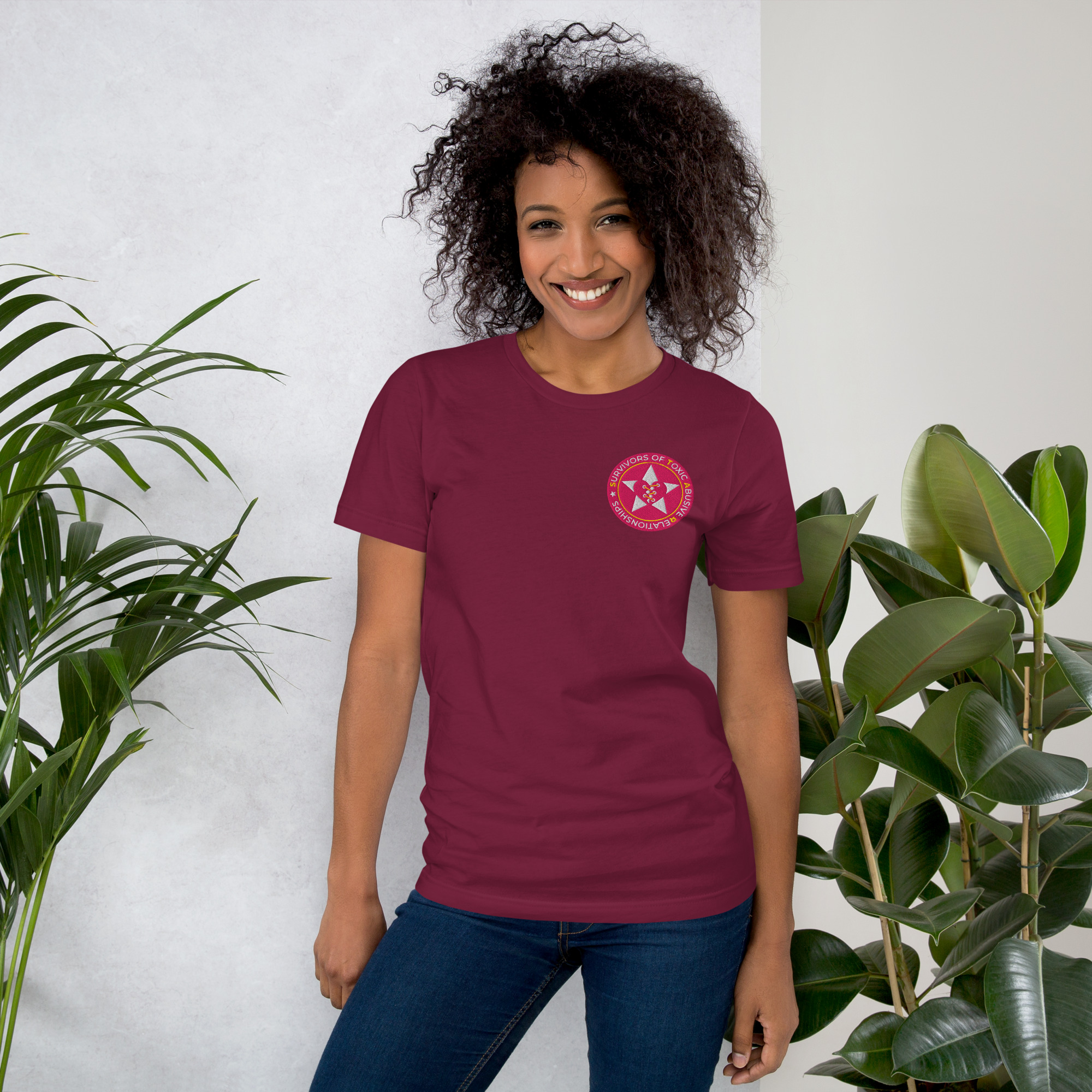 STARs Badge Embroidered T-Shirt - Dark – Image 6