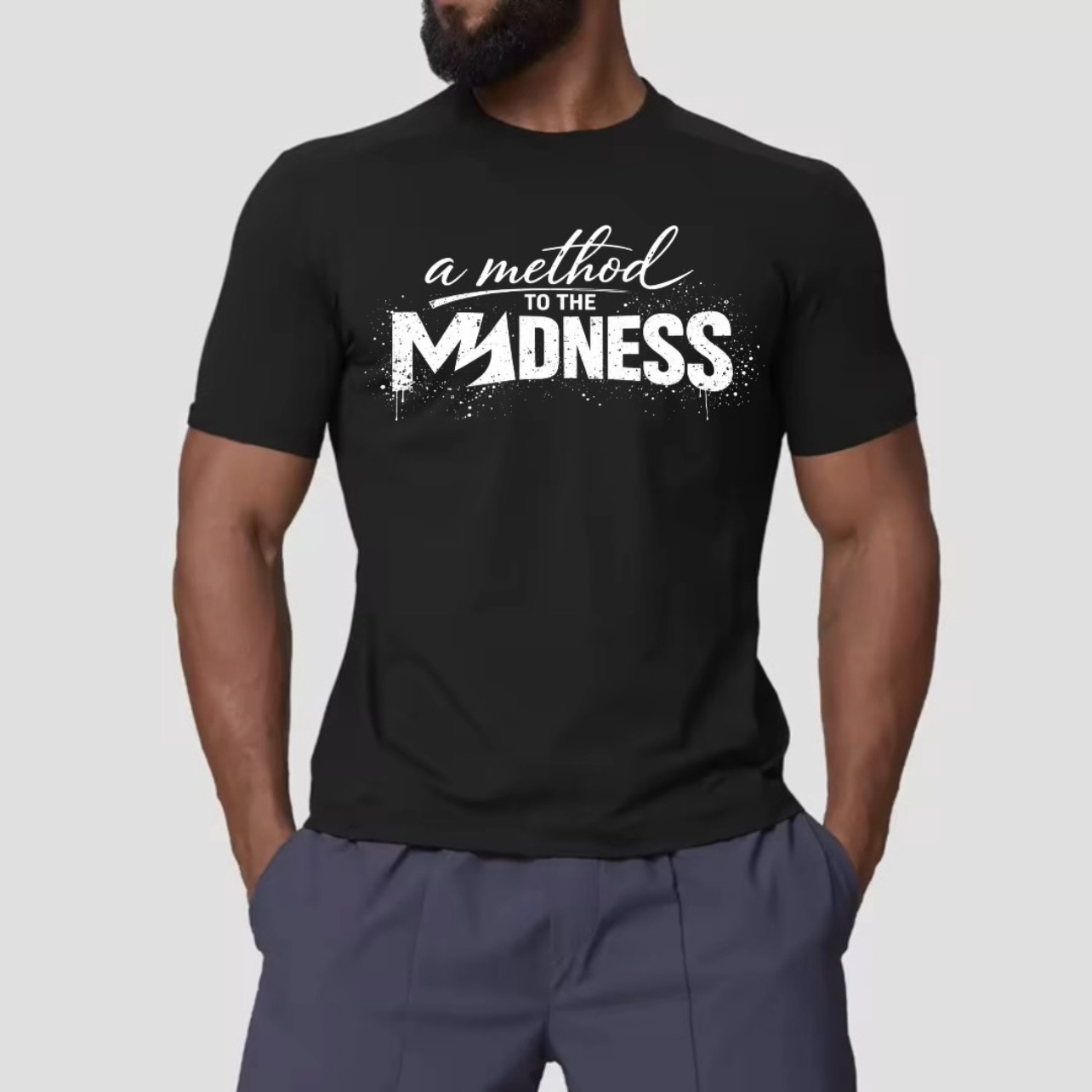 Black Dri-Fit Men's Shirt – Image 1