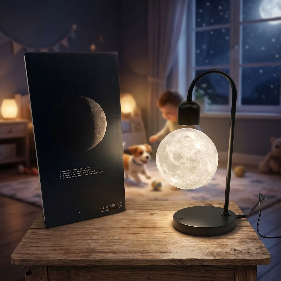 Lámpara levitación magnética Lunar – Image 3