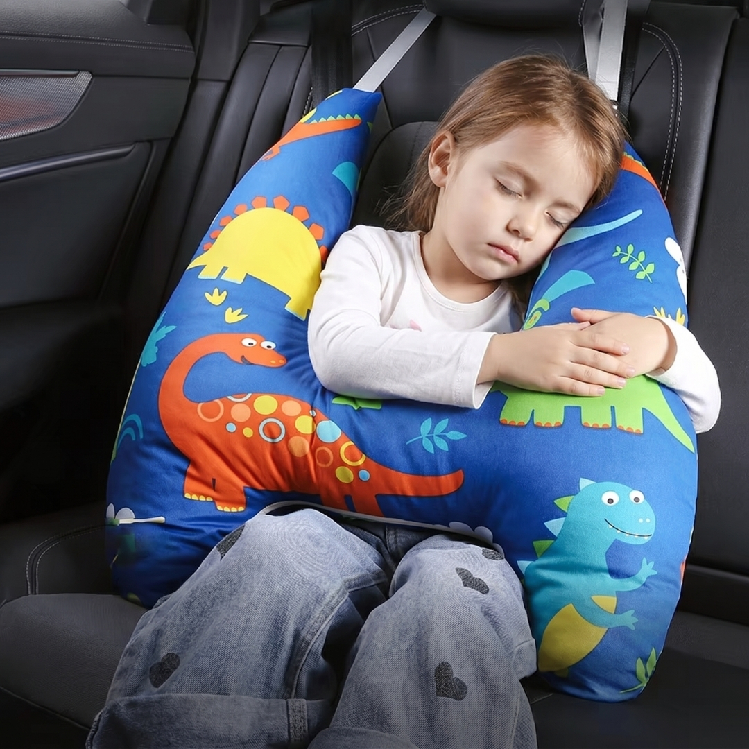 Almohada para niños de coche con soporte – Image 1