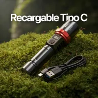 LINTERNA LÁSER RECARGABLE CON ZOOM – Imagen 3