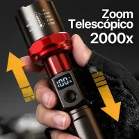 LINTERNA LÁSER RECARGABLE CON ZOOM – Imagen 5