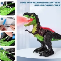 DINOSAURIO A CONTROL REMOTO - CARGA USB – Image 3