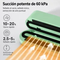 Selladora al vacio, selladora a calor e inflador recargable 3 en 1 – Image 5