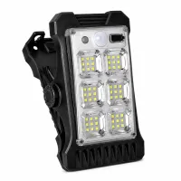 Luz led clip con carga por panel solar Pack de 3 Unidades – Imagen 2