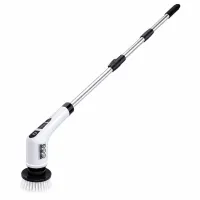 Cepillo electrico recargable de 7 piezas para limpieza de baños, duchas y lavabos – Imagen 2