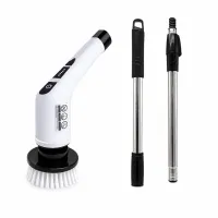 Cepillo electrico recargable de 7 piezas para limpieza de baños, duchas y lavabos – Imagen 3