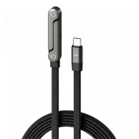 Cable cargador tipo C de 240w con soporte para celular integrado – Imagen 5